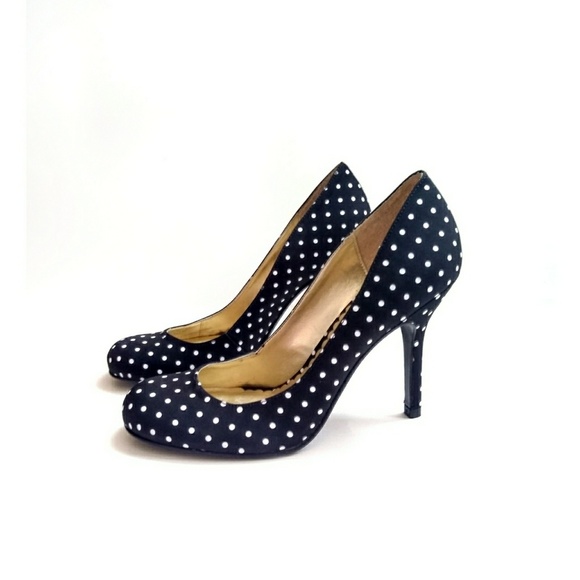 jessica simpson polka dot shoes